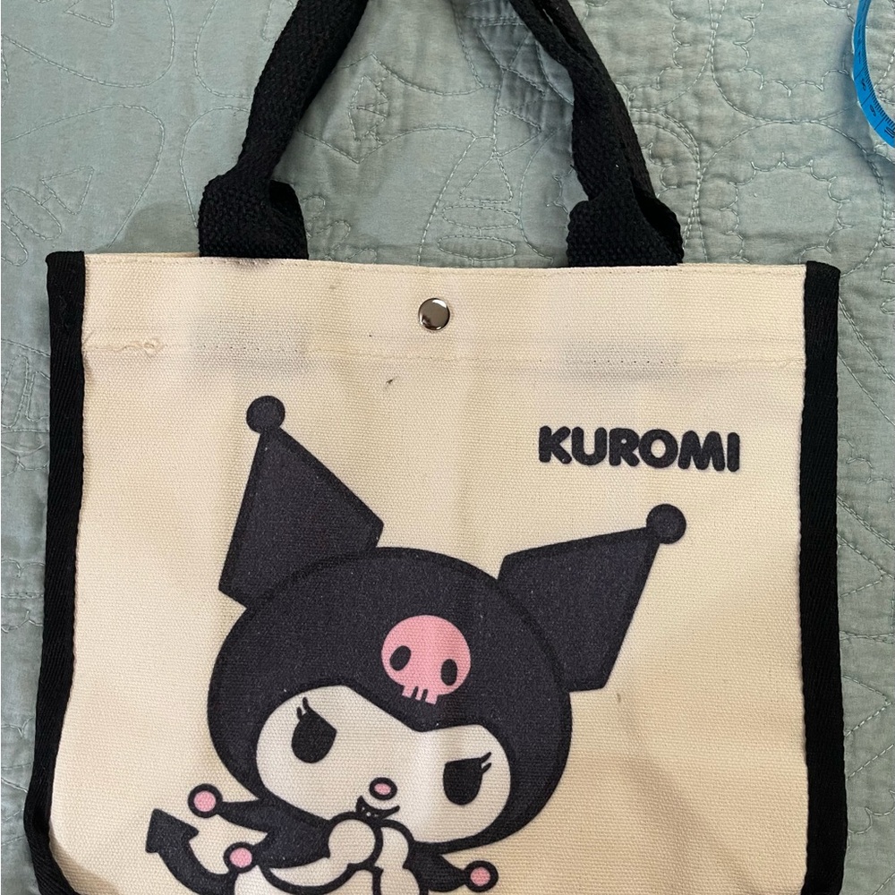 Kuromi Canvas Mini Tote Bag